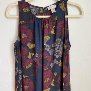 Loft floral blouse